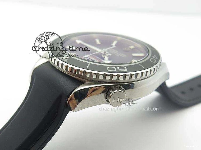 0411 Colorful Planet Ocean SS Bp Maker 45mm Black Bezel On Black Rubber Strap A 8219